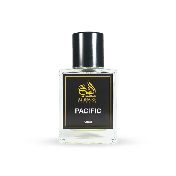 Pacific perfume bottle – aqua citrus woody fragrance by Alshaikh Perfume India