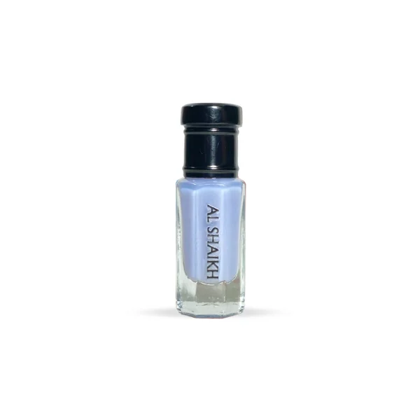 Layl Purple musk attar 6ml purple applicator bottle — coconut peach tiare blossom Al Shaikh Perfume India